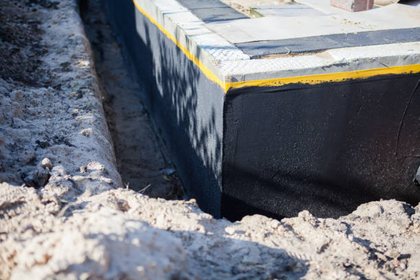 Residential Waterproofing installation at a Fairmount, IN home by SJ Waterproofing Pros
